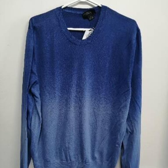 BNWT The Men's Store Bloomingdale's Sweater Blue Size Large - Picture 1 of 8